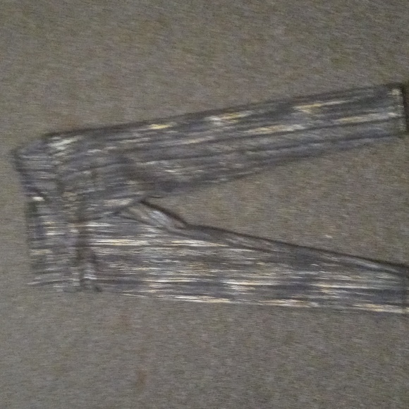 KNOCKOUT BY VICTORIA SECRET BLACK METALLIC LEGGINGS NWOT - Picture 6 of 11